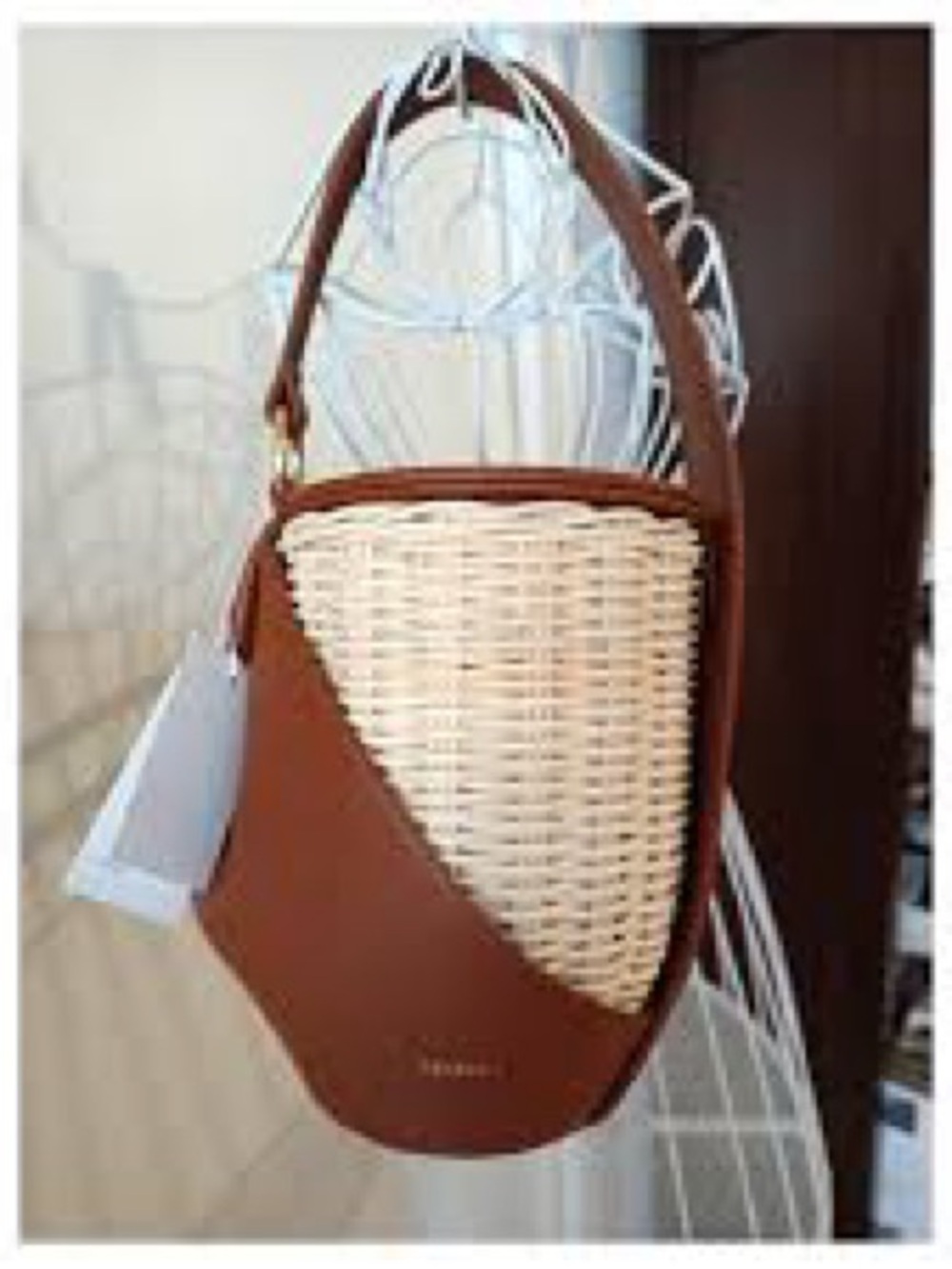 Polène Yké Basket Bag - Dark Brown / Tan - NWT ✨ - Picture 9 of 9
